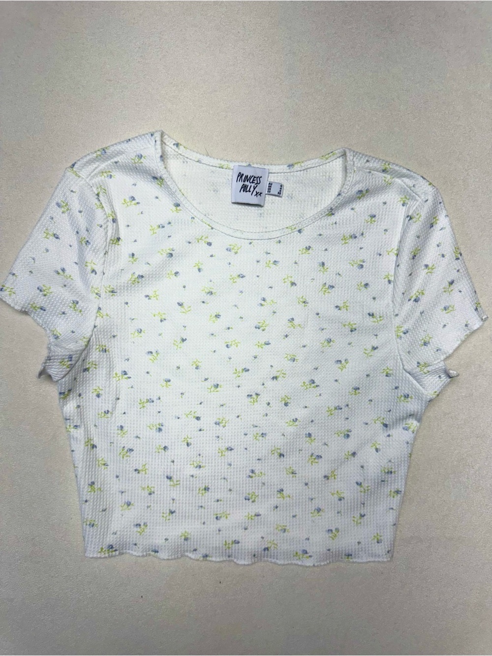 Princess Polly Crop Tee Size 0